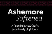 Ashemore Softened, a Sans Serif Font by insigne (Thumbnail 1 of 5)