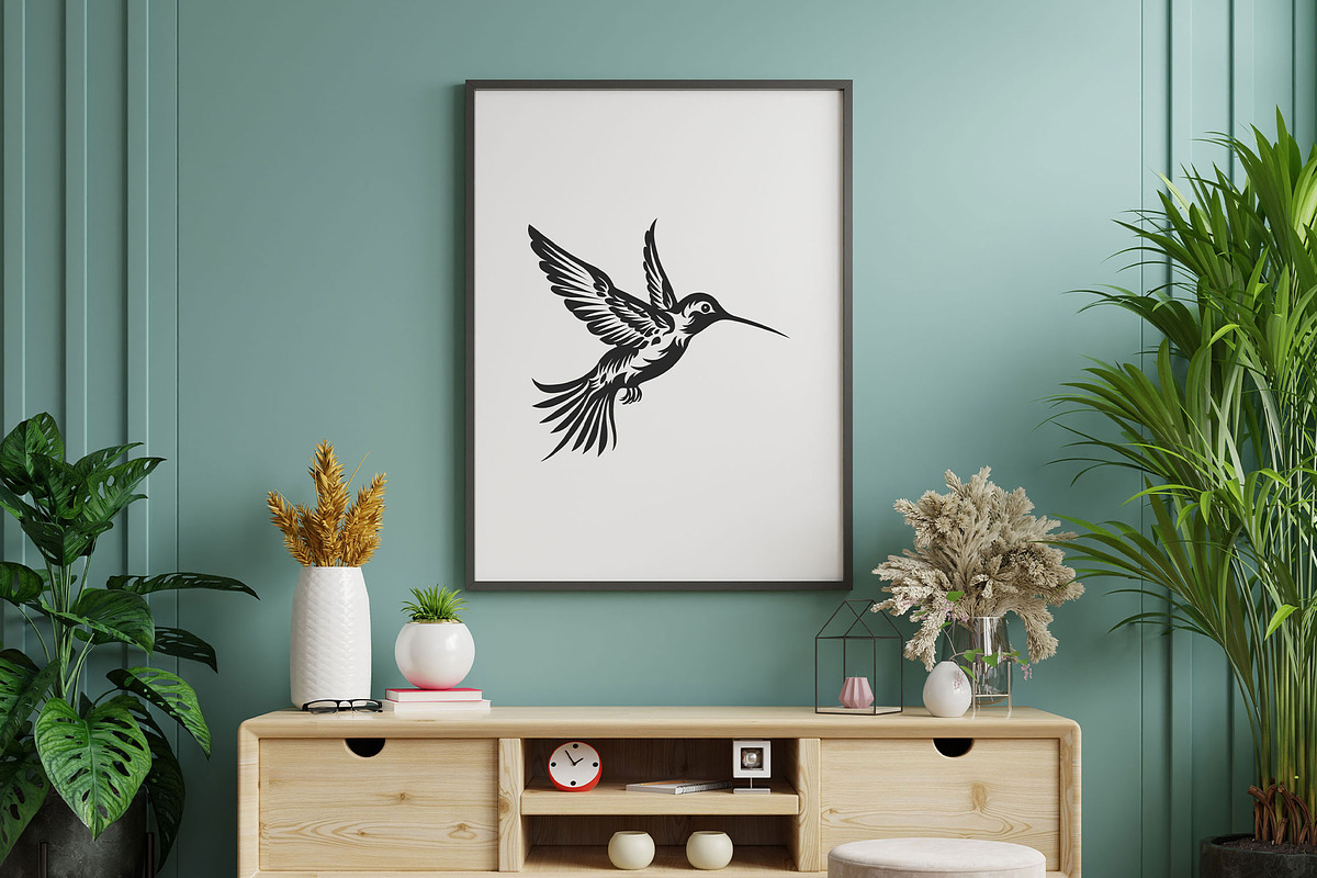 Humming Bird Vector Bundle, an Animal Illustration by DIYnArtShop (Photo 2 of 6)