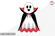 Halloween Ghost Clipart Bundle, a Graphic by crative8112 (Thumbnail 7 of 11)