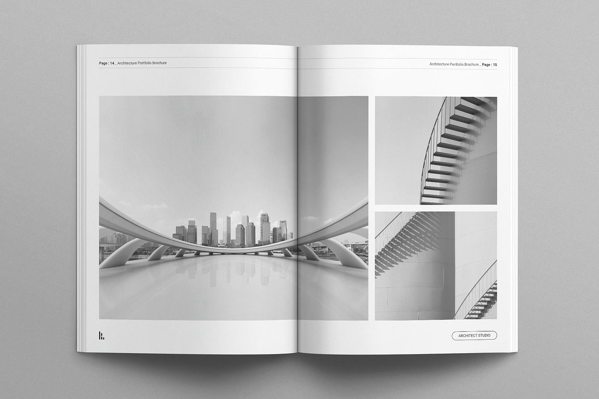 Architecture Portfolio Brochure, a Brochure Template by MassiveCreator (Photo 6 of 8)