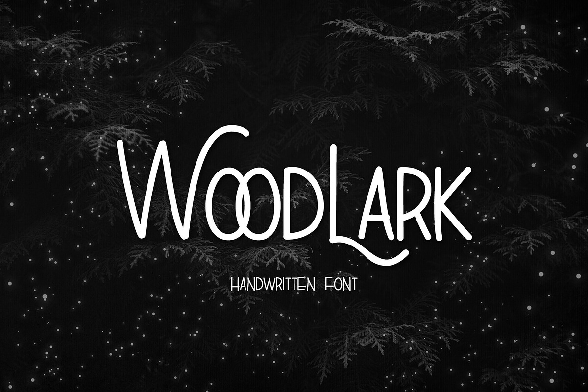 WoodLark Handwritten Font