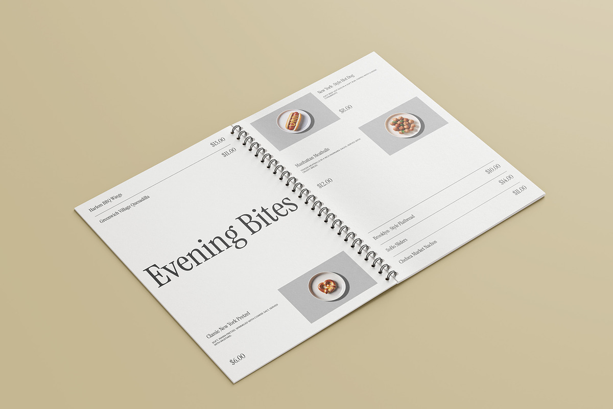 Nostalgic Menu Book - Menew, a Brochure Template by fakhroo (Photo 15 of 18)