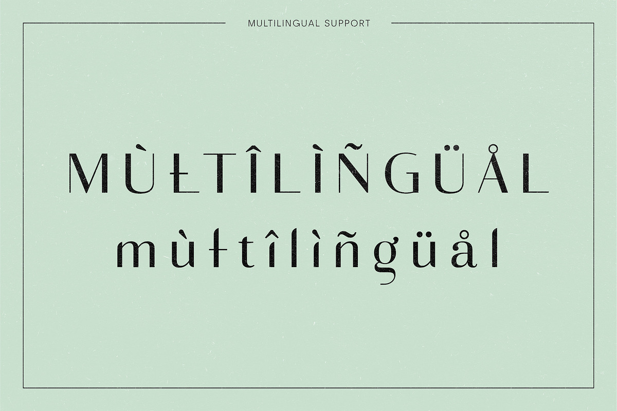 Adagio Decorative Ligature Font Duo, a Sans Serif Font by Studio Aurora (Photo 10 of 12)