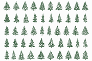 Snowy Pine Tree SVG PNG Bundle, a Seasonal Illustration by Kusumaillustration (Thumbnail 2 of 14)