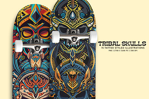 Tribal Skulls