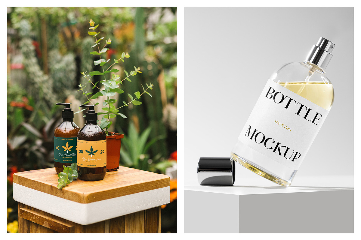 Cosmetic Packaging Bottle Mockups, a Pens & Pencil Mockup by MockupForest (Photo 9 of 11)