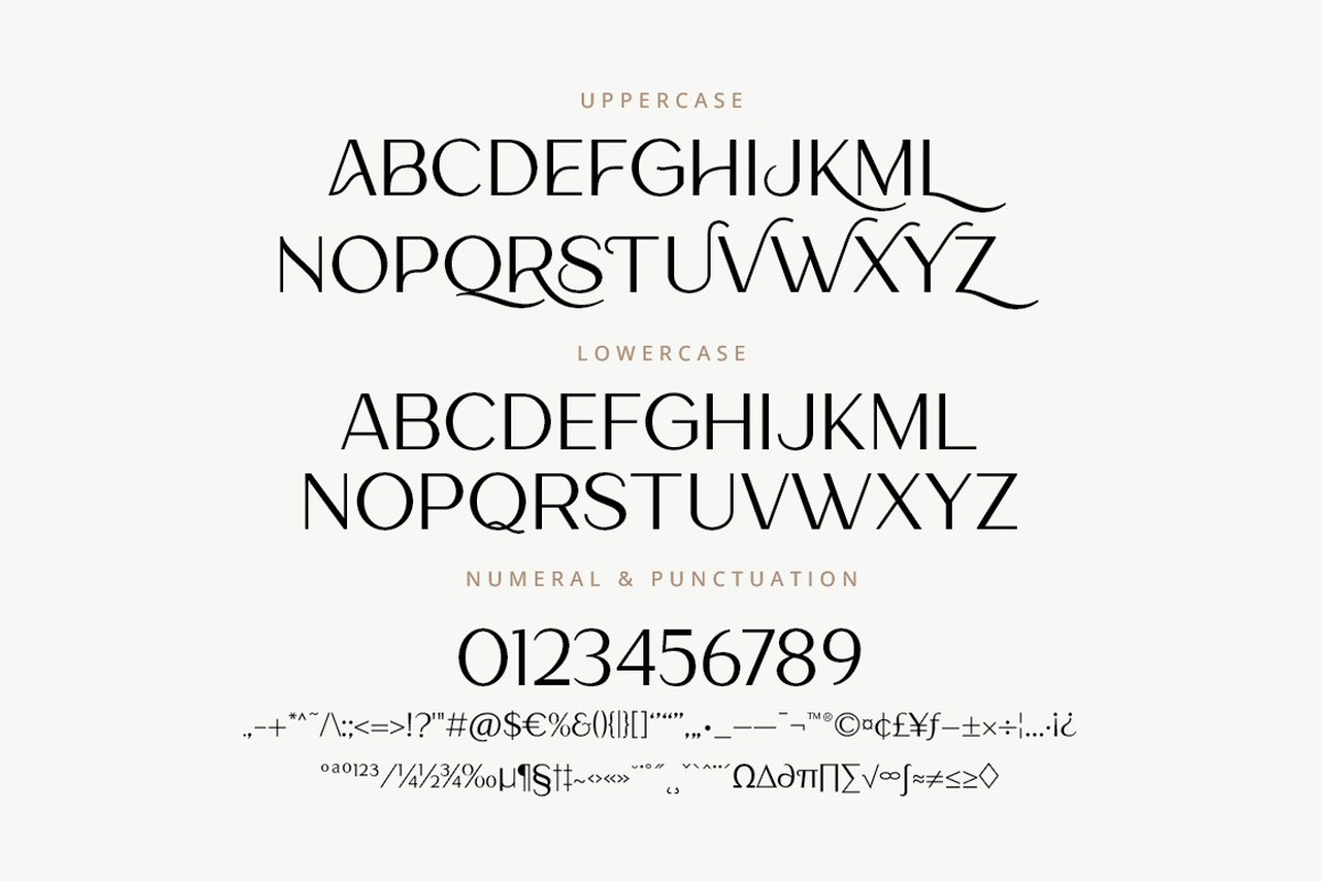 Lamora – Luxury & Modern Logo Font, a Sans Serif Font by Typebae (Photo 11 of 12)