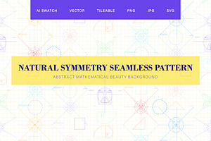 Natural Symmetry Seamless Pattern