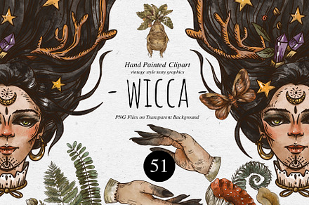 Witchcraft clipart Green witch plant