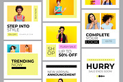 Fashion Social Media Post Template, an UI Kit Template by ContestDesign (Thumbnail 1 of 6)