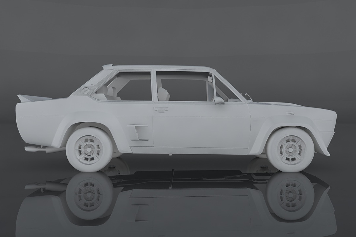 FIAT 131 Abarth Rally Stradale, a Cars & Vehicle 3D Model by valtriiu (Photo 10 of 12)