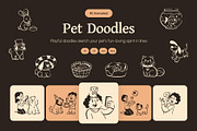 Animated Pet Icon Art Set, an Outline Icon by Vectors Market (Thumbnail 1 of 4)