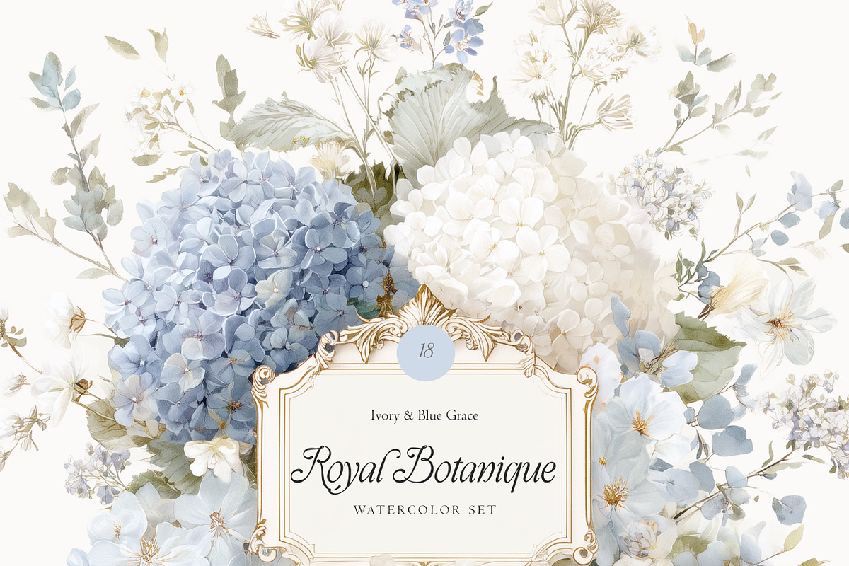 Vintage Floral Bundle, an Object Illustration by studioequinox (Photo 9 of 65)