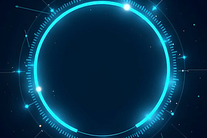 Futuristic Circle HUD Web Network Te, a Photo by LOGOCREATIVE