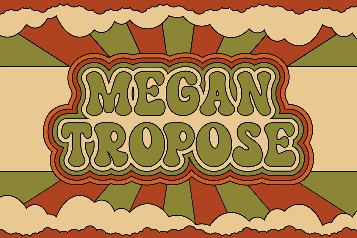 Megantropose, a Sans Serif Font by Nian Keun Studio (Photo 1 of 10)