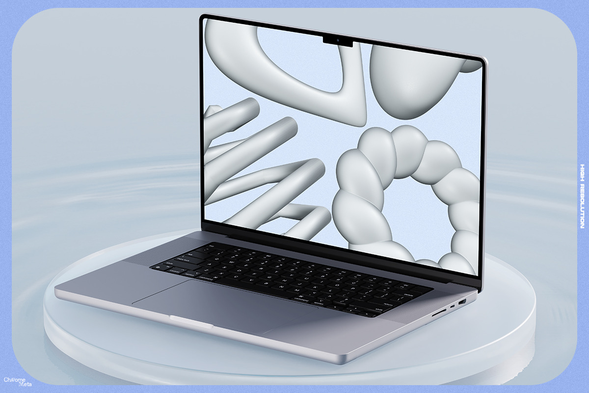 Chrome Meta - 3D Abstract Shapes, an Object Graphic by saintricchi (Photo 4 of 7)