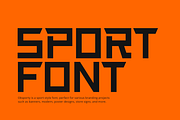 Oksporty - Sport Font, a Sans Serif Font by Iqsiart Studio (Thumbnail 2 of 7)