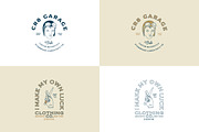 16 Hipster Logo Templates, a Branding & Logo Template by Liviu (Thumbnail 5 of 13)