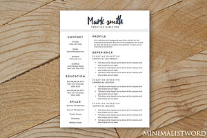 Elegant Resume Template - MS Word