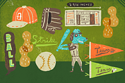 Batter Up, a Sport Illustration by Stephanie K. Birdsong (Thumbnail 2 of 4)