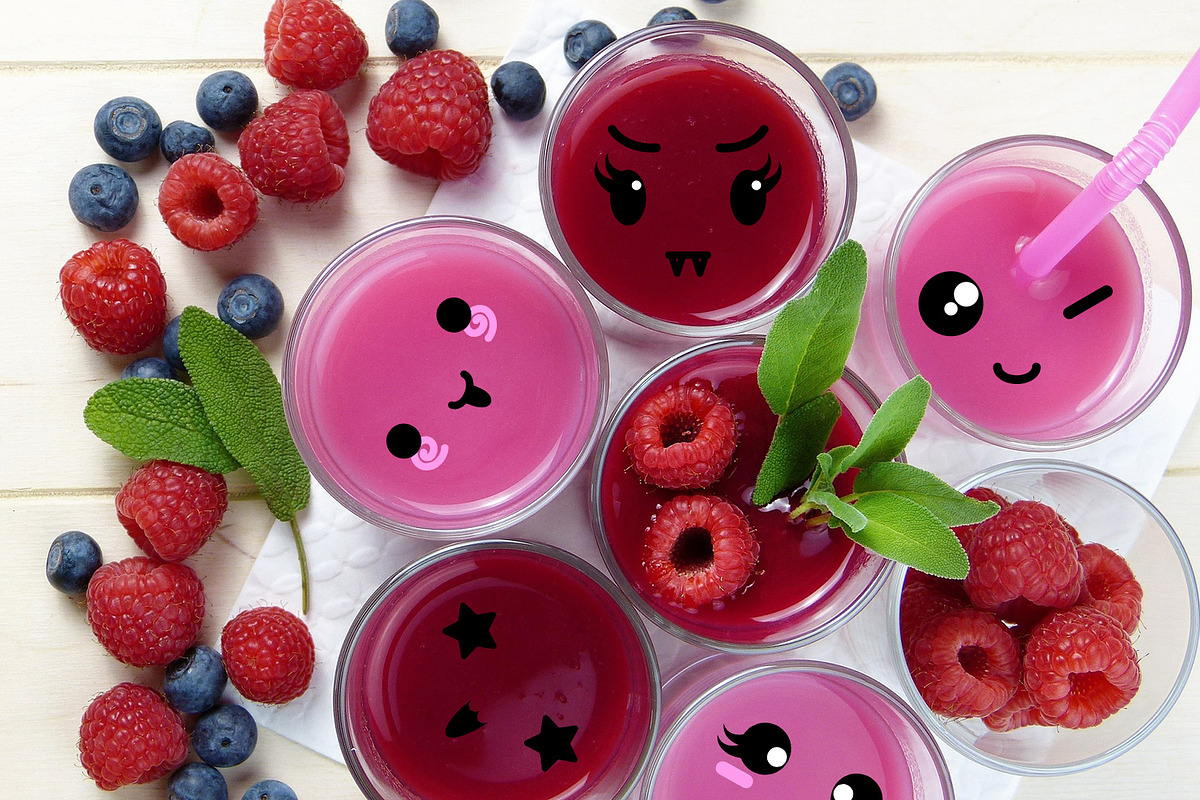100 Kawaii Emoji PNG Emoji Construct, an Object Illustration by Kseniya-Omega (Photo 5 of 5)