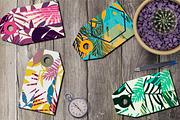 8 tropical gift tags, an Object Graphic by zeffir (Thumbnail 1 of 2)