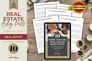 PRE-WRITTEN REAL ESTATE BLOG POSTS