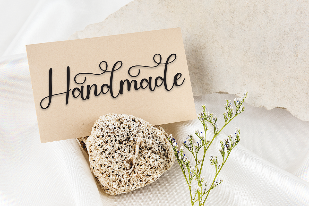 Angela Signature | Script Font, a Handwritten Font by Scratchones (Photo 5 of 9)