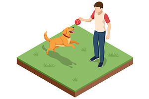 illustration of a person playing, an Animal Illustration by Golden Sikorka