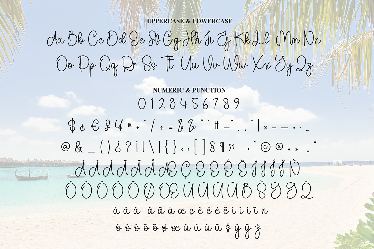Beach | Script Font, a Handwritten Font by Scratchones (Photo 7 of 9)