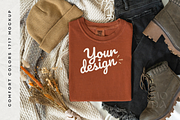 Fall Comfort Colors Mockup Bundle, a Shirt Mockup by Moda Mocks (Thumbnail 4 of 5)