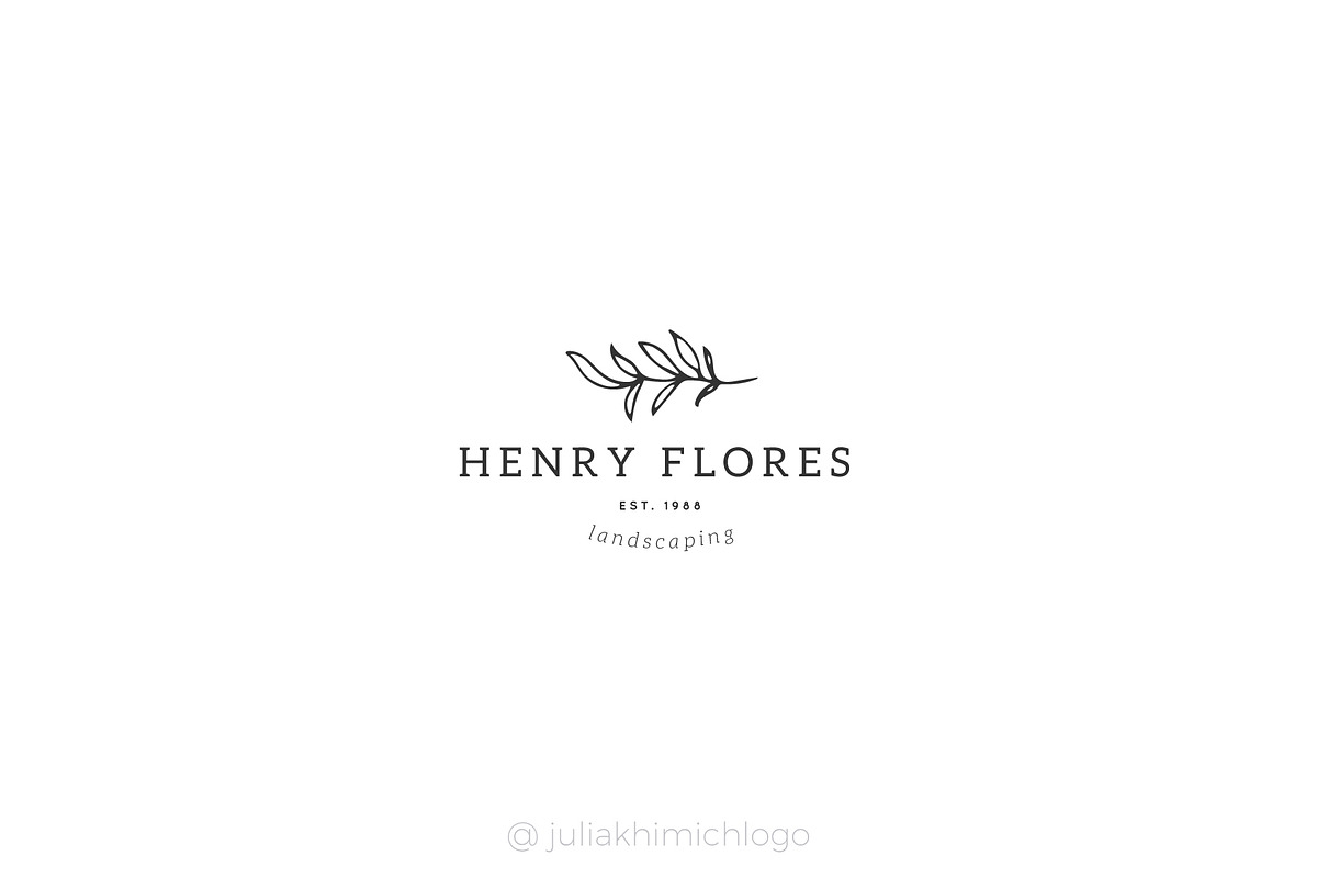 Logo Pack Volume 5. Florals, a Branding & Logo Template by Mint Air Studio (Photo 2 of 21)