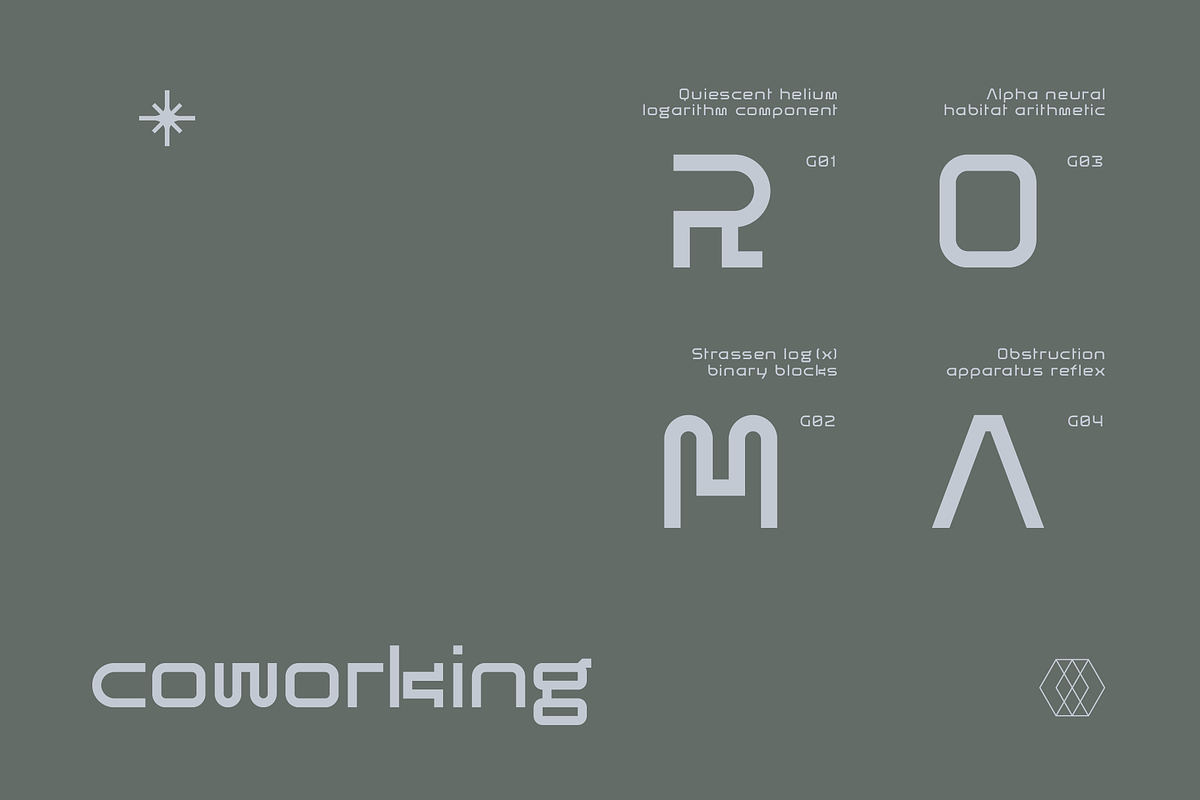 Earon Futuristic Tech Font, a Sans Serif Font by baqoos (Photo 3 of 8)