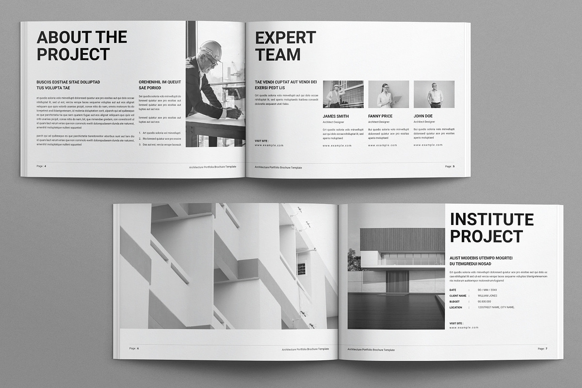 Architecture Portfolio Landscape, a Brochure Template by E-Type (Photo 3 of 8)