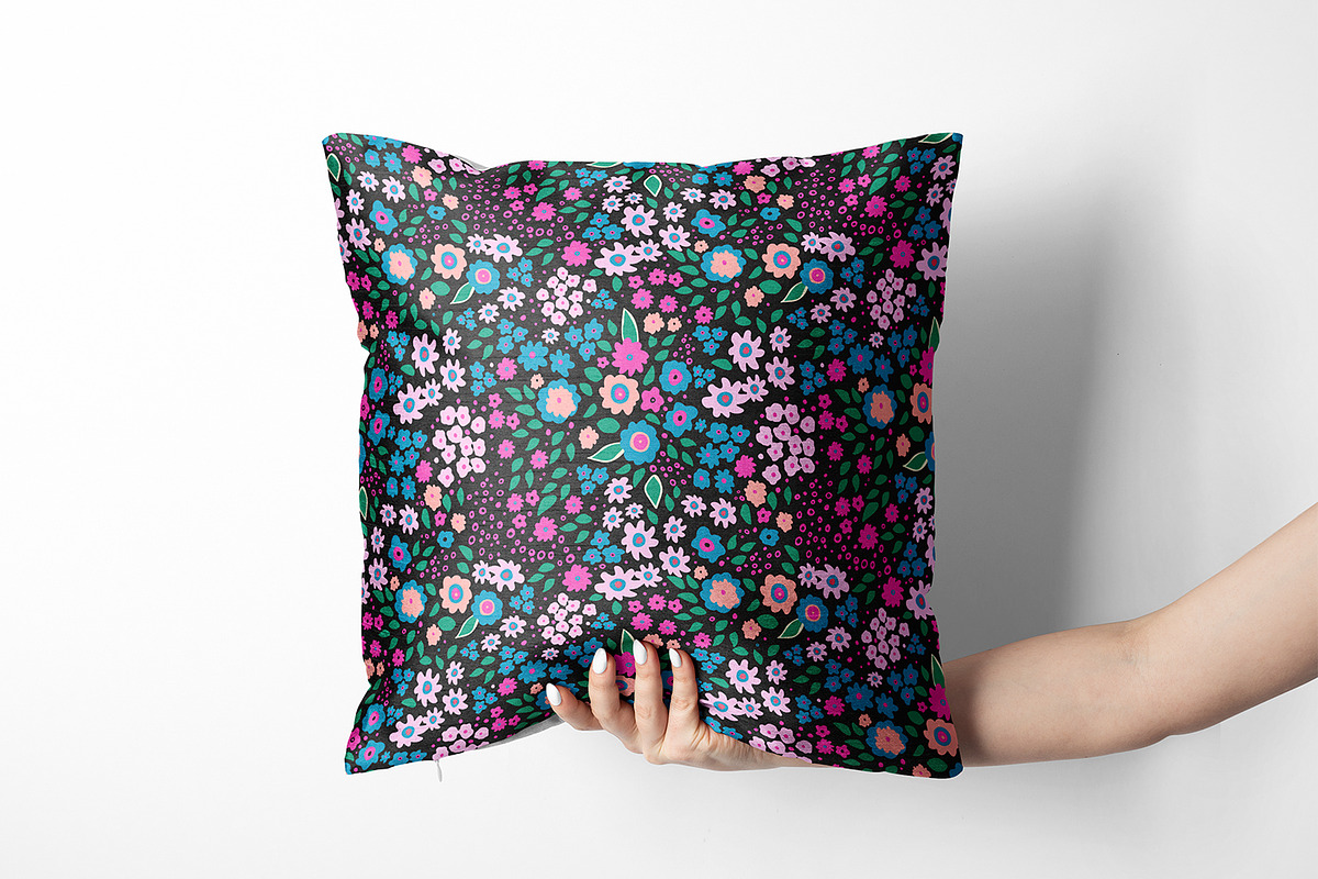 Girly Flowers | Vector Print, a Pattern Graphic by MalyskaStudio (Photo 7 of 7)