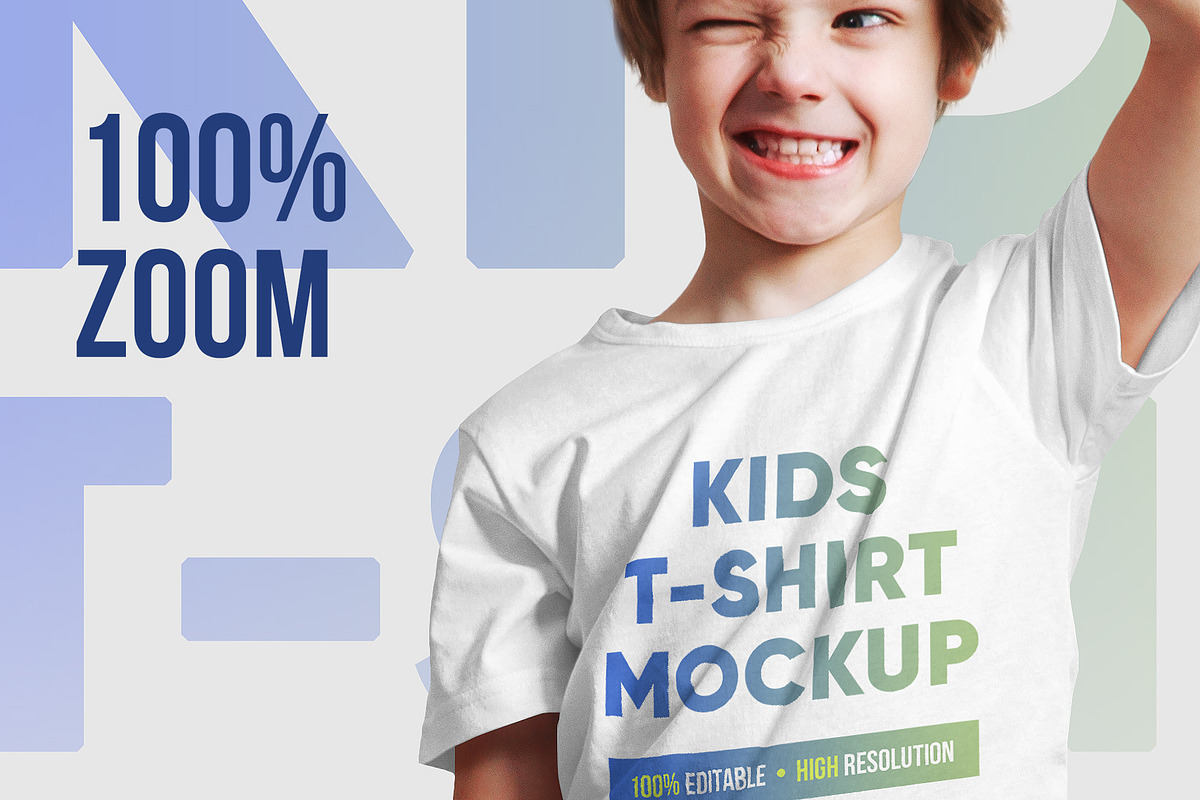 Mixed Kids T-Shirt PSD Mockups Vol5, a Shirt Mockup by Hi, Mock-Up! (Photo 3 of 15)