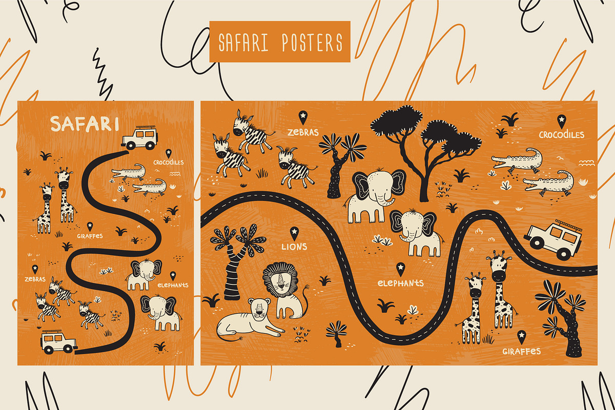 My Beautiful Savanna, a Pattern Graphic by Zim Varezhkin (Photo 8 of 11)
