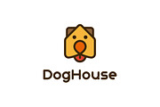 Dog House Logo, a Branding & Logo Template by Mauro Bertolino (Thumbnail 1 of 3)