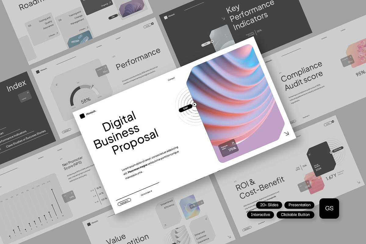 Mintech - Digital Business Slides preview 2