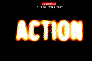 Fire Glow Editable Text Effect PSD, a Layer Style Add-On by Design Fly
