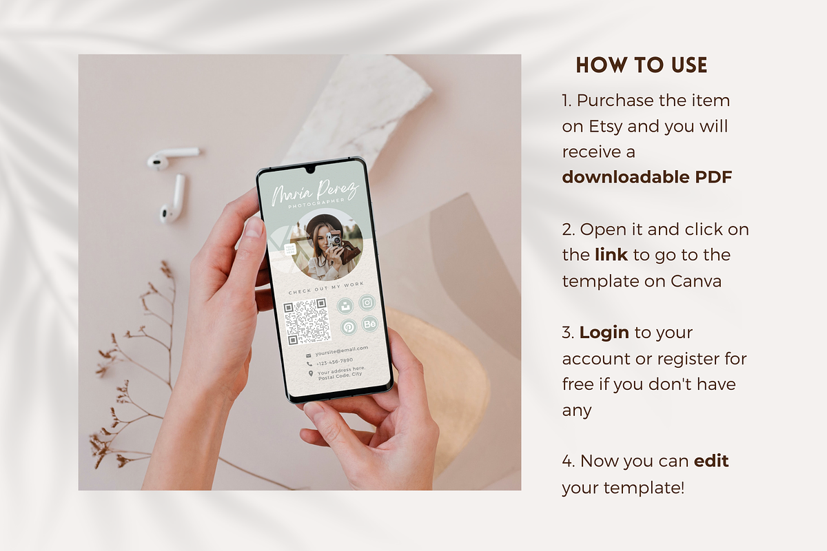 Business Card Kit for Photographer, a Business Card Template by Golden Horizons Studio (Photo 4 of 10)