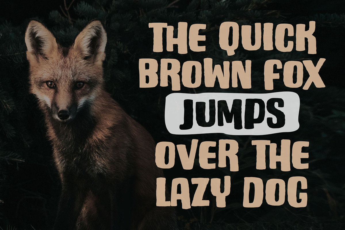 ROCKIES - Rough Display Font preview 6