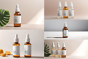 Cosmetic Serum Bottle Mockup, a Packaging Mockup by Usethis Mockup (Thumbnail 1 of 11)