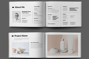 White Portfolio Template