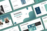 Modern Business Plan Presentation, a Templates & Theme by Slide_Genius1 (Thumbnail 2 of 6)