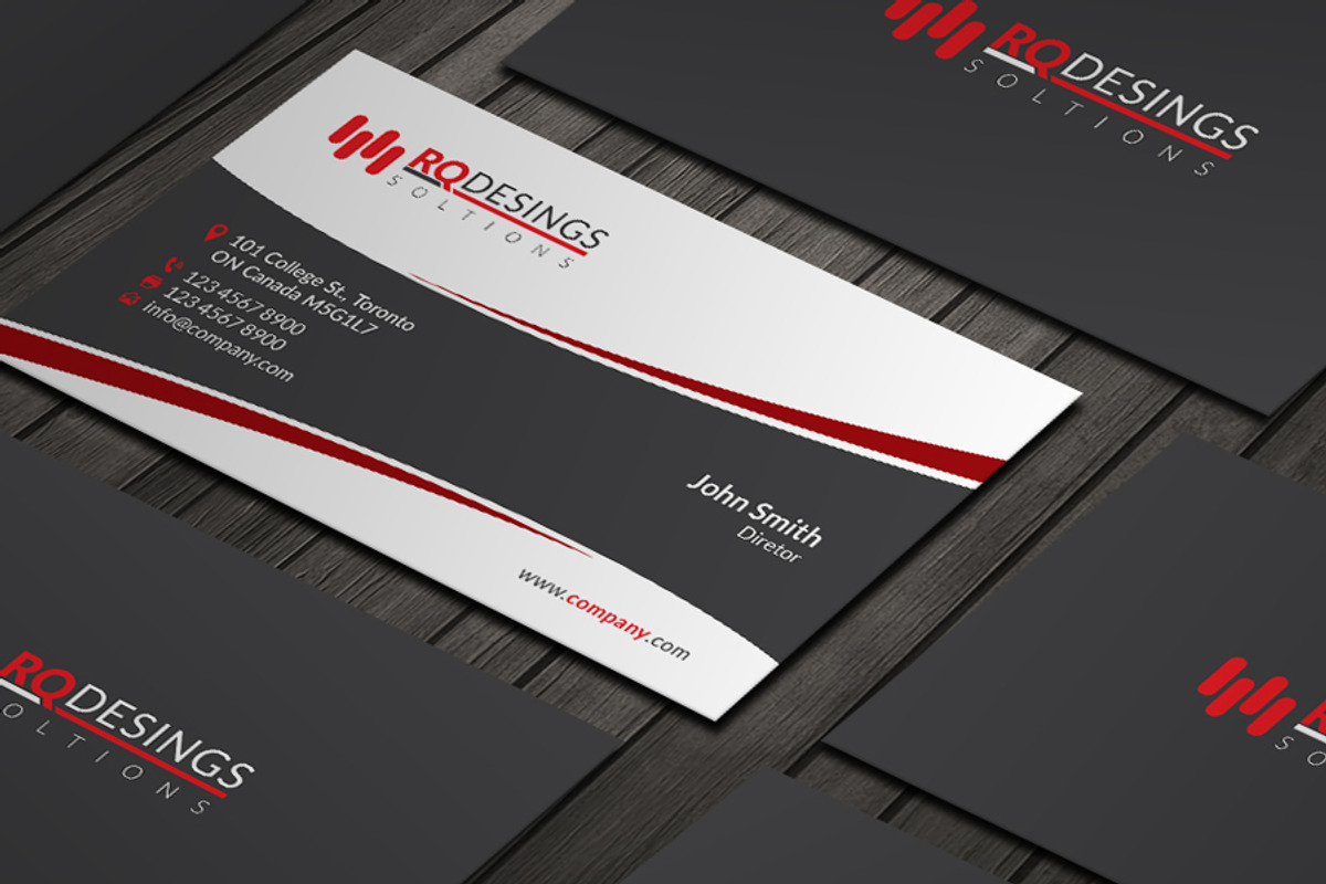 Corporate Business Card 20, a Business Card Template by RQ Designs (Photo 1 of 4)