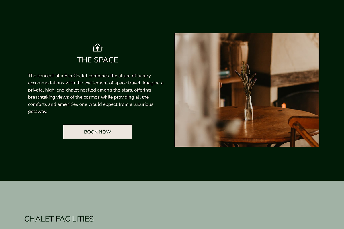 Eco Chalet – Resort & Hotel Website, a Landing Page Template by OLENASTRATIIENKO (Photo 2 of 10)