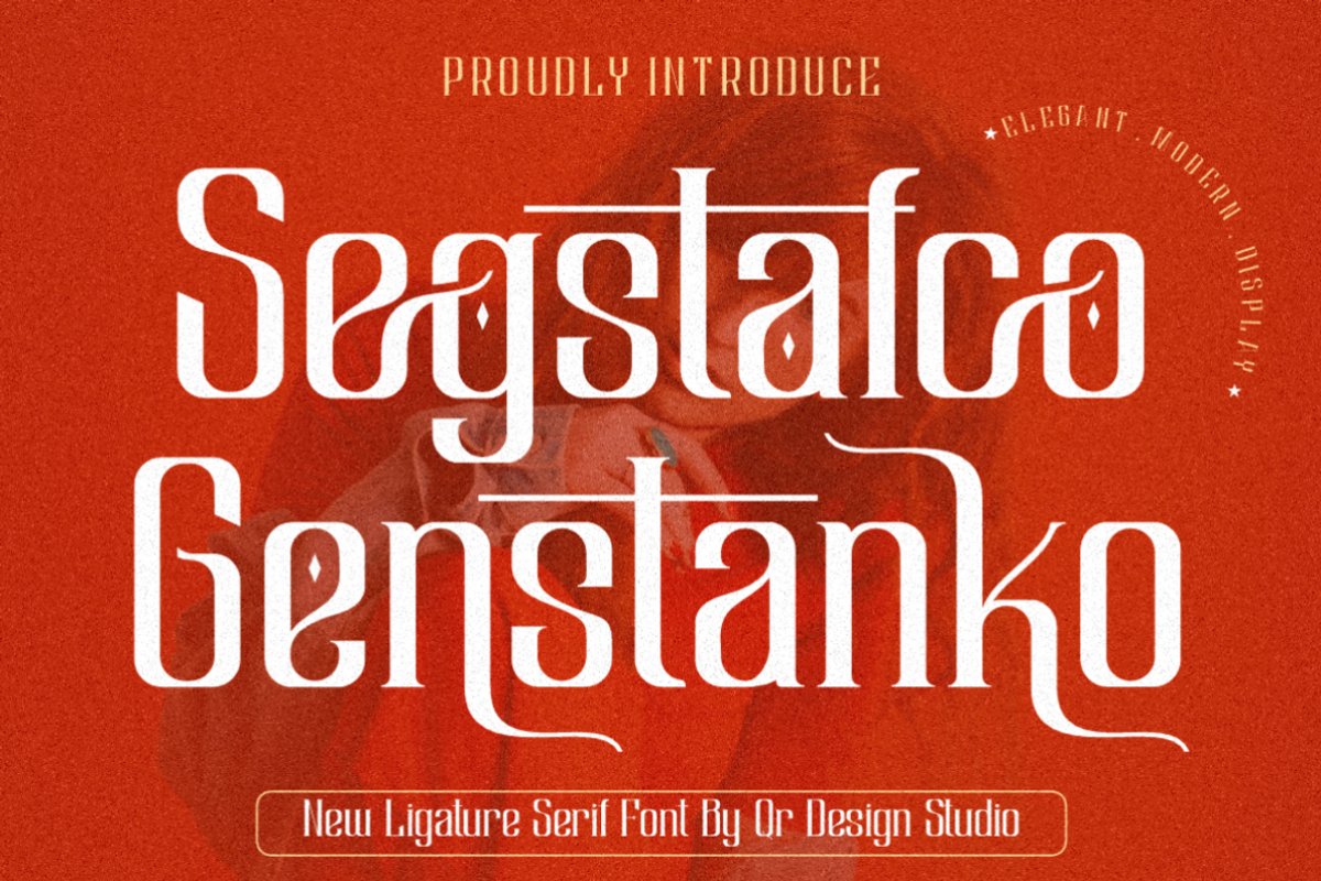 Segstafco Genstanko, a Serif Font by QR Design Studio (Photo 1 of 14)