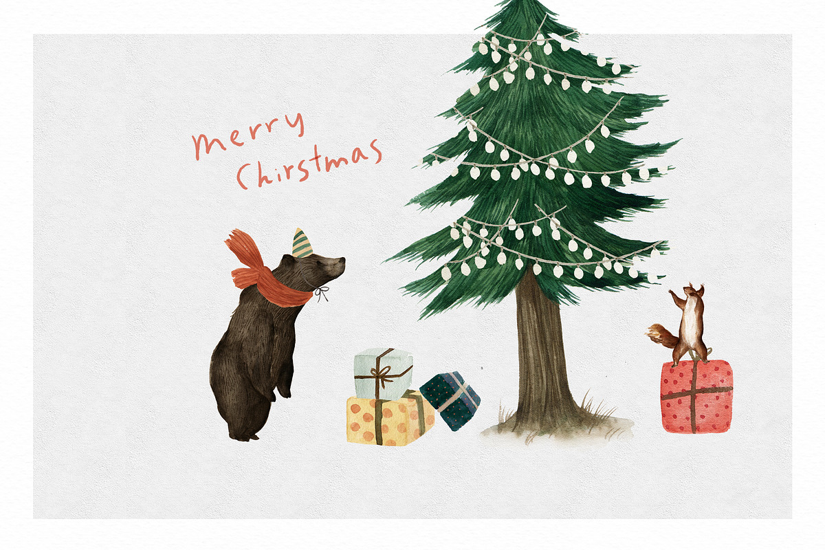 Fantastic Holiday-Winter collection, an Animal Illustration by Graphic Box (Photo 3 of 13)