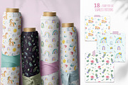 Unicorns.Cute watercolor collection, an Animal Illustration by Kate_Rina (Thumbnail 14 of 16)